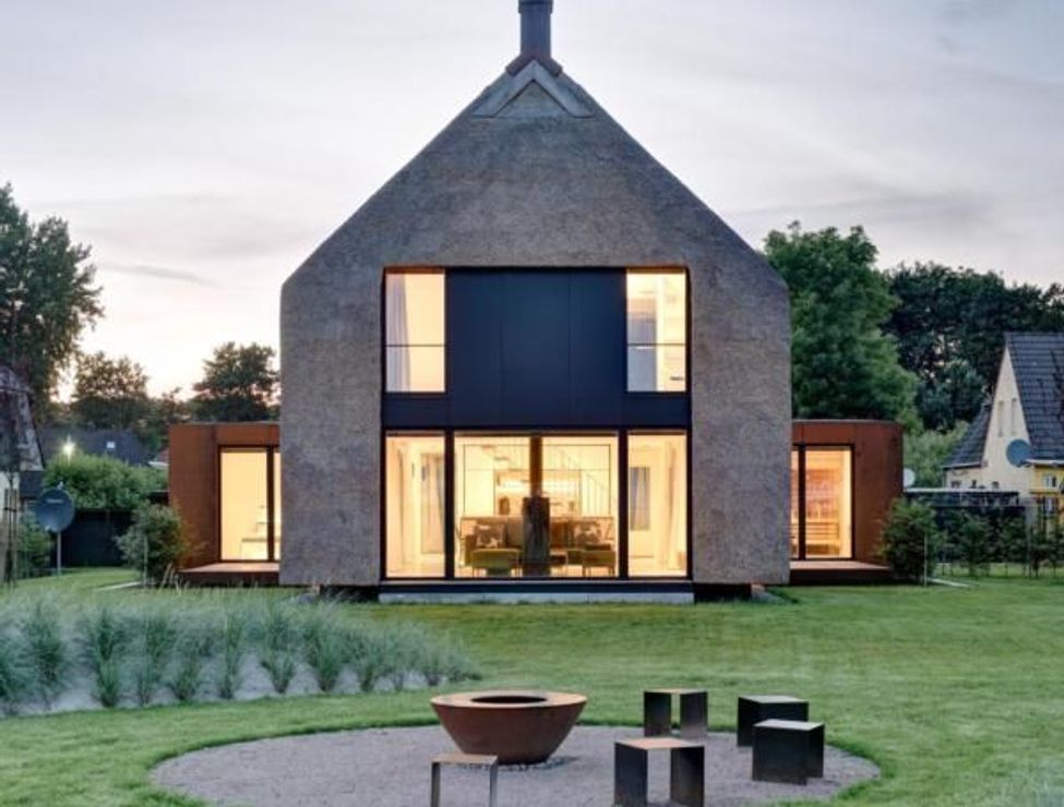 Architektenhaus Mit Sauna Kamin Grossem Garten Mit Unverbautem Waldblick Fischland Darss Zingst