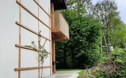 Bild 40: Nebeneingang in Lerchenholz