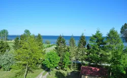 Wohnung in Swarzewo mit Garten und Grill, Bild 1: Aussicht aus Zimmer