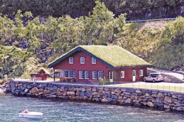 Ferienhaus Utne mit Terrasse oder Balkon für bis zu 12 Personen mieten