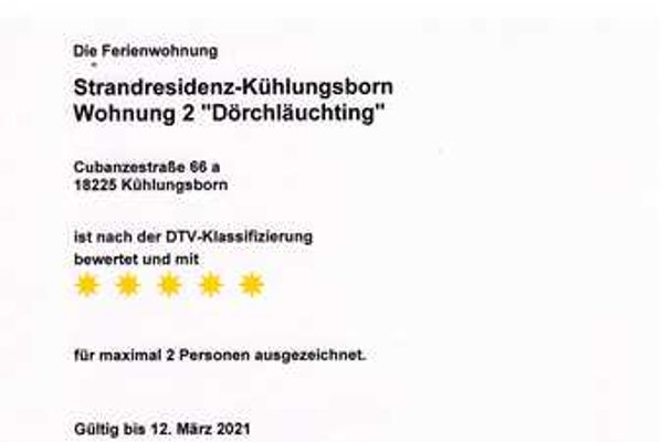 Ferienwohnung Kühlungsborn mit Bootsverleih für bis zu 3 Personen mieten