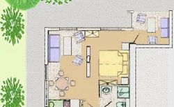 Bild 2: Grundriss Ferienappartement