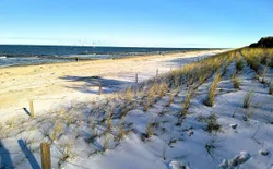 Bild 20: Am Zingster Strand  im Februar........