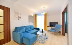 Ferienwohnung in Kolberg mit Terrasse, Bild 1: Wohnbereich. Salon