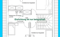 Bild 35: Obergeschoss Haus "Nicole"